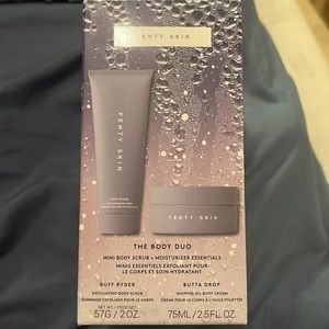Fenty skin scrub and lotion